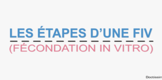 les étapes une FIV