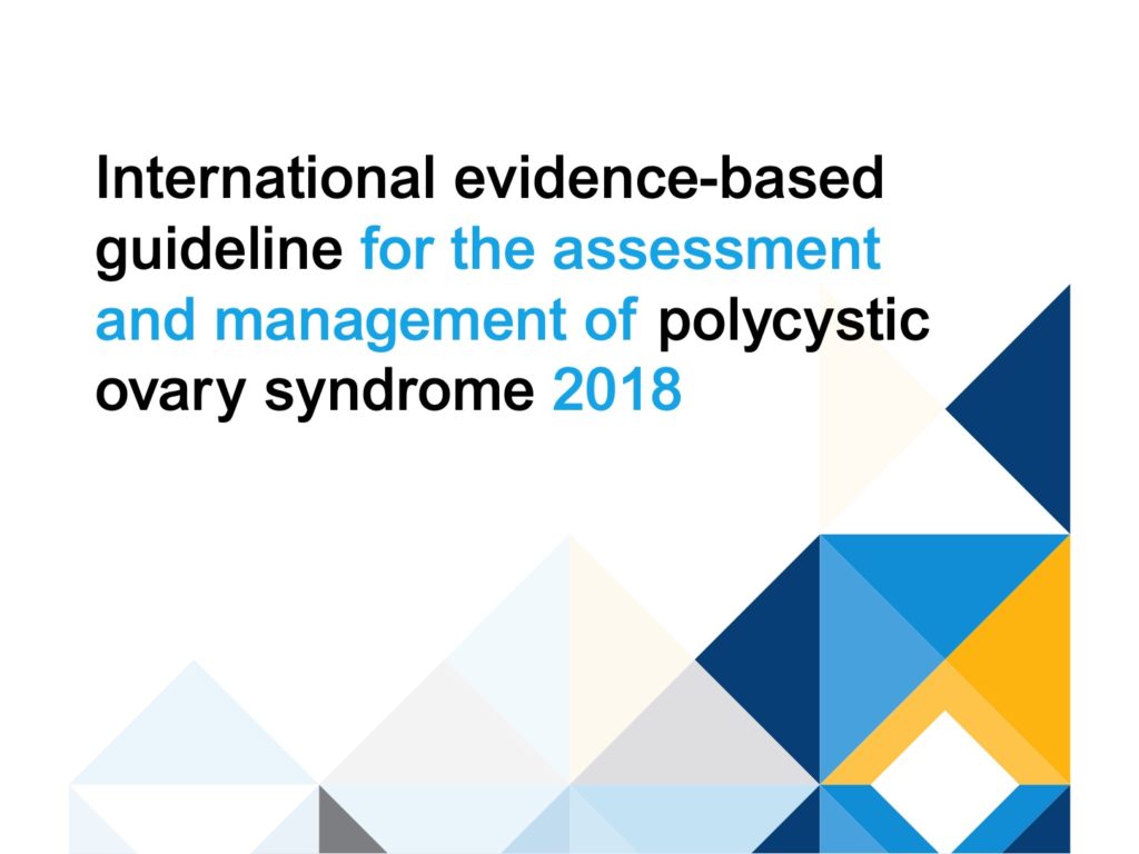 Guidelines polycystic ovary syndrome 2018